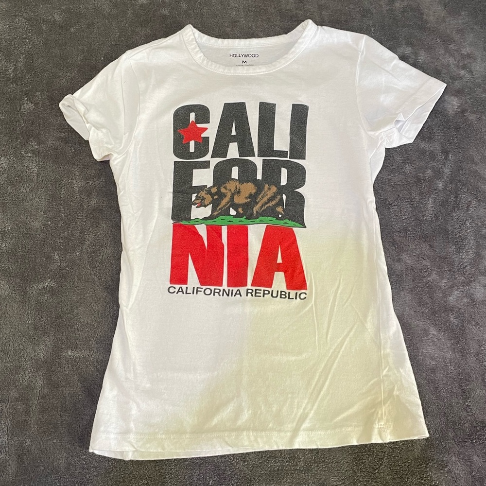 Hollywood California Tee Shirt Top